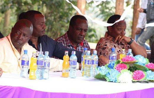File image of MPs Maina Kamanda (Nominated), Former Dagoreti South MP Dennis Waweru, Kiambaa MP Paul Koinange and Nyeri Town MP Ngunjiri Wambugu