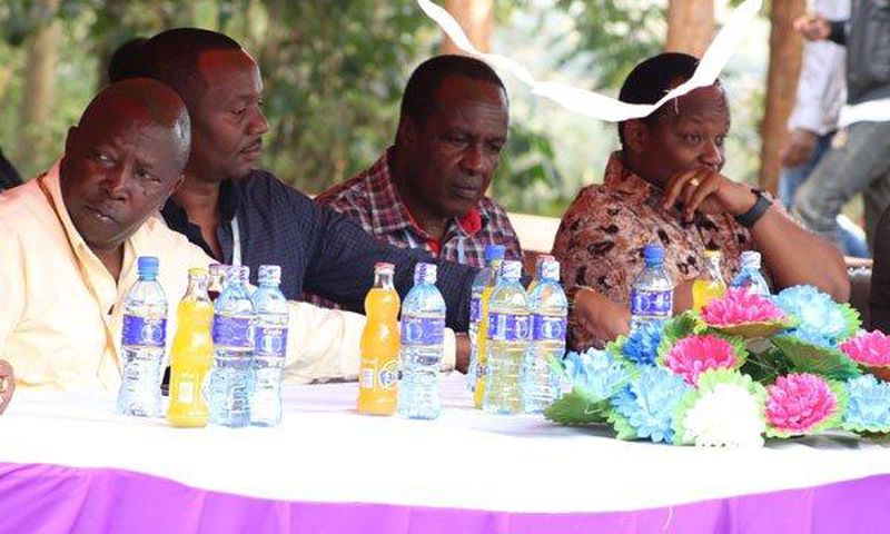 File image of MPs Maina Kamanda (Nominated), Former Dagoreti South MP Dennis Waweru, Kiambaa MP Paul Koinange and Nyeri Town MP Ngunjiri Wambugu