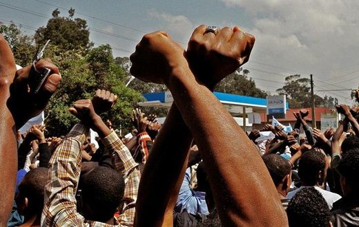 Thousands of people joined protests that erupted in several parts of Ethiopia in 2015, triggering a state of emergency