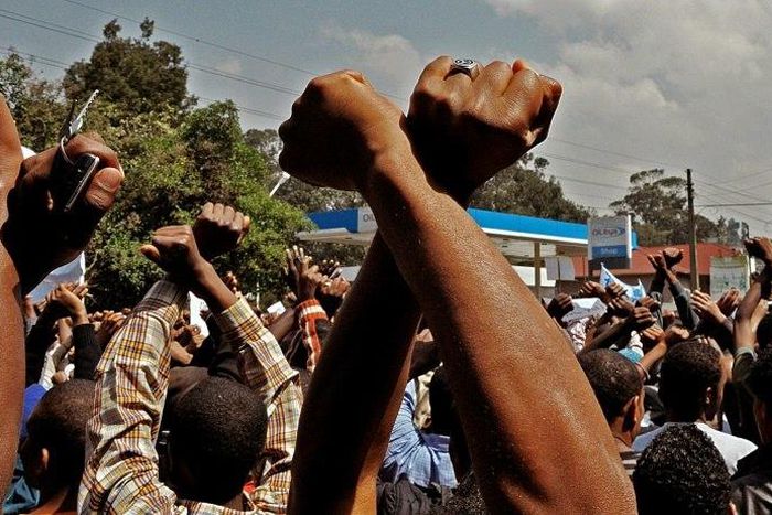 Thousands of people joined protests that erupted in several parts of Ethiopia in 2015, triggering a state of emergency