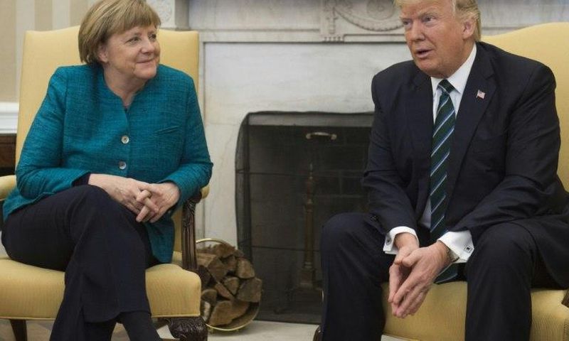 US President Donald Trump and German Chancellor Angela Merkel held talks at the White House in Washington DC, on March 17, 2017