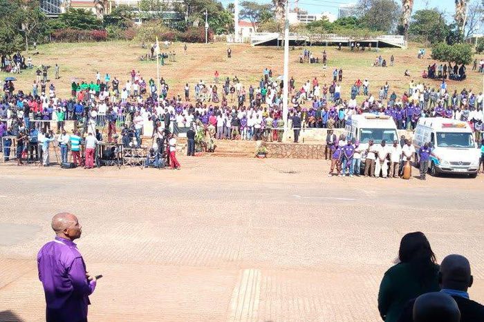 Low turnout at Uhuru Park