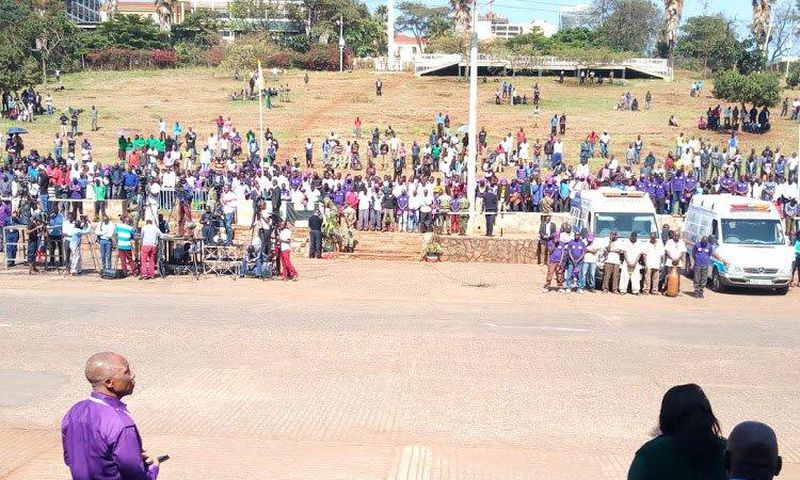 Low turnout at Uhuru Park
