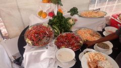 Buffet served at the Kileleshwa Police Station