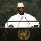 President of Gambia Al Hadji Yahya Jammeh, pictured in 2014, took power in 1994 and has run the country with an iron fist ever since, surviving successive coup attempts by consolidating his power at every level of society