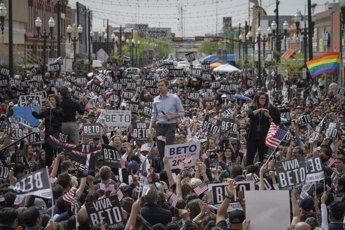 "This is our moment of truth, and we cannot be found wanting," former Texas Congressman Beto O’Rourke told an enthusiastic crowd