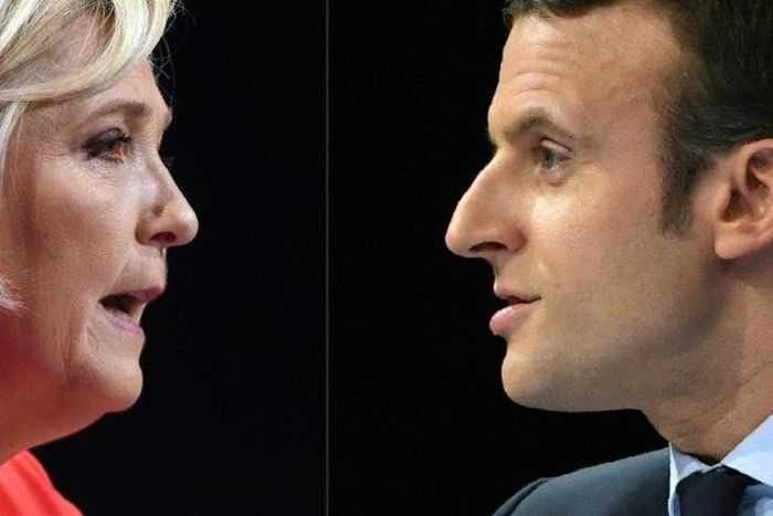 Emmanuel Macron held a widening lead of around 62 percent to 38 percent ahead of Marine Le Pen in the last polls published on Friday ahead of the French presidential vote
