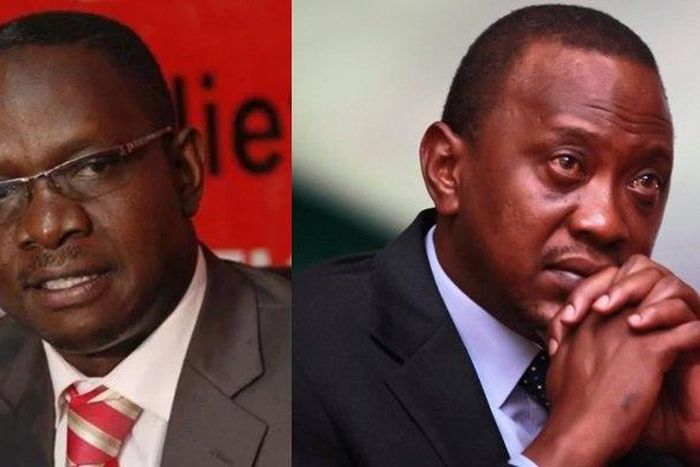 President Uhuru Kenyatta and Onyango Oloo