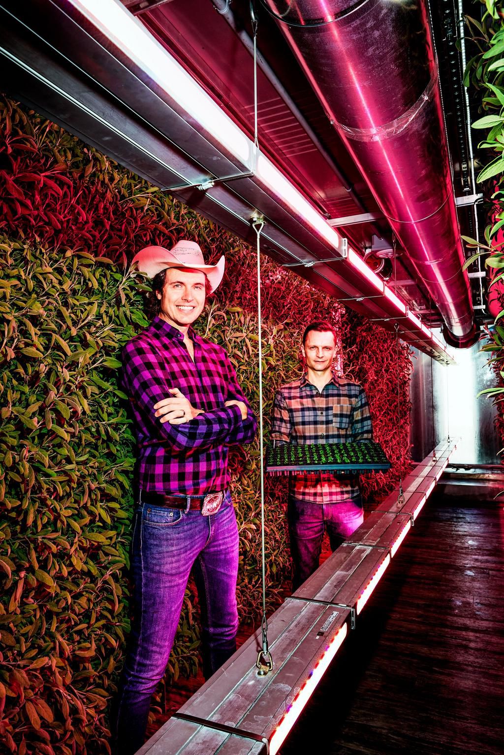 Kimbal Musk (left) and Tobias Peggs