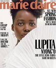 Lupita looks stunning in all white as she covers the March 2019 issues of women's lifestyle magazine, Marie Claire