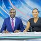 Dennis Okari with his colleague  at NTV Olive Barrows