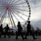 The Big Wheel has been a fixture of the Christmas village on the Champs-Elysees since 2000, drawing around 300,000 visitors a year