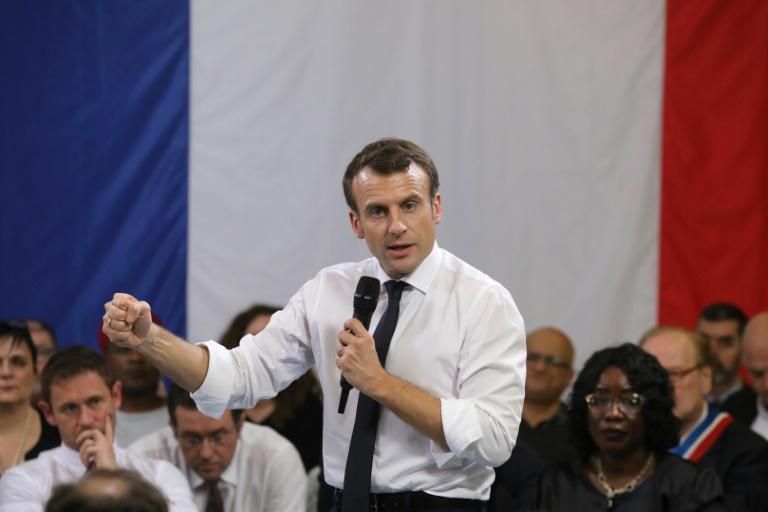 French President Emmanuel Macron (AFP)
