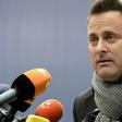 Luxembourg Prime Minister Xavier Bettel addresses journalists at an EU leaders summit in Brussels on October 20, 2016