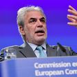 European Union aid commissioner Christos Stylianides speaking at a press conference in Brussels on September 8, 2016