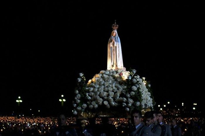 The Fatima shrine in Portugal, where the Virgin Mary is said to have appeared to three shepherd children in 1917 has become a major centre of worship