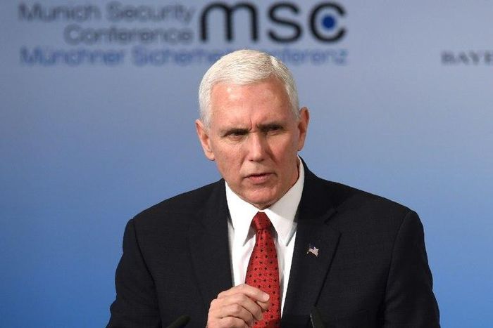 US Vice President Michael Richard Pence told the Munich Security Conference "let no one doubt our commitment" to the transatlantic alliance