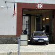 A car leaves the gate of Pankrac prison on May 30, 2017 in Prague, where Russian hacker Yevgeny Nikulin is being held for alleged cyberattacks on US social networks
