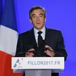 French presidential candidate Francois Fillon addresses a press conference in Paris on March 1, 2017