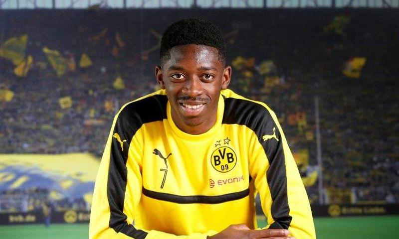 Dortmund's French midfielder Ousmane Dembele, seen during an interview with AFP at the teams training ground in Dortmund, on February 16, 2017