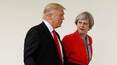 Theresa May Donald Trump