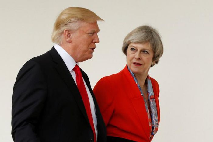 Theresa May Donald Trump