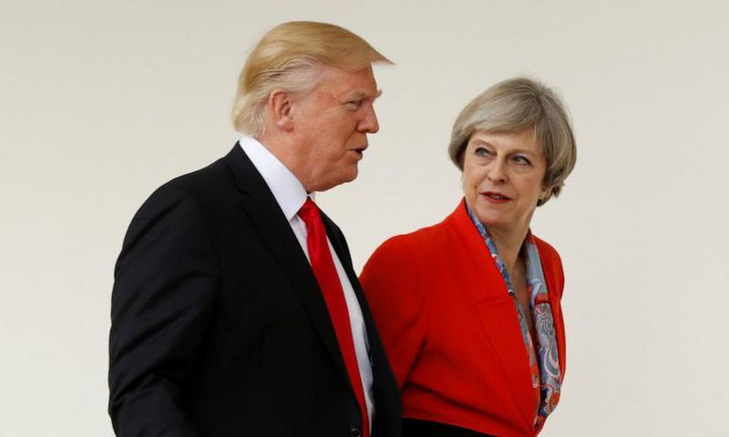Theresa May Donald Trump
