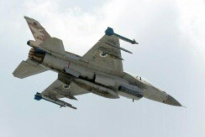 Israel has denied a claim by Syria that it shot down an Israeli plane carrying out pre-dawn raids on a military target near Palmyra