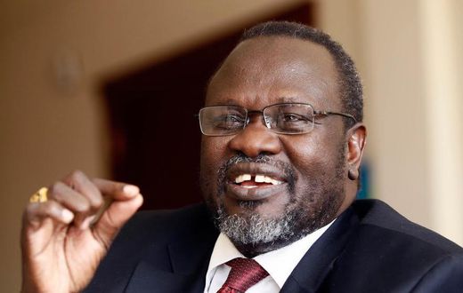 South Sudan's rebel leader Riek Machar