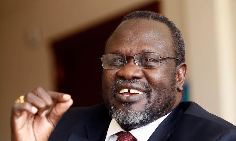South Sudan's rebel leader Riek Machar