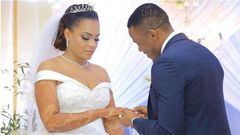 Alikiba and his wife.  Is Alikiba's wife Amina pregnant ?