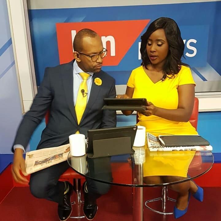 Mike Gitonga with Nindzi Kibiku (Instagram)
