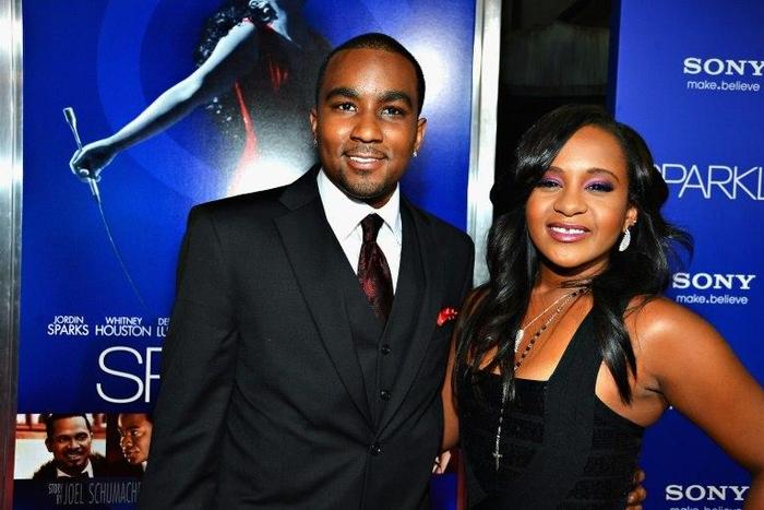 Bobbi Kristina Brown (R) and Nick Gordon arrive at Tri-Star Pictures' "Sparkle" premiere at Grauman's Chinese Theatre on August 16, 2012 in Hollywood, California