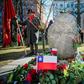 People stand near the grave of former Swedish Prime Minister Olof Palme, on February 28, 2016 just a few blocks away from the place where he was shot and killed 30 years ago in the center of Stockholm