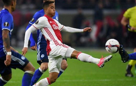 Justin Kluivert, 17, is turning heads in the Ajax red and white and some say he's even more skillful than the father Patrick