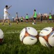 Israeli youth players from the Aroni Ariel football club attend a training session at their stadium in the Israeli West Bank settlement of Ariel on September 21, 2016