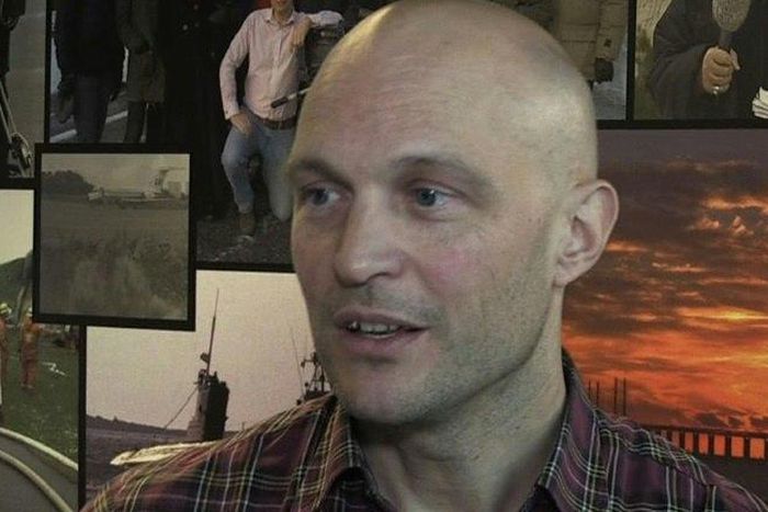 Swedish journalist Fredrik Onnevall speaks with AFPTV