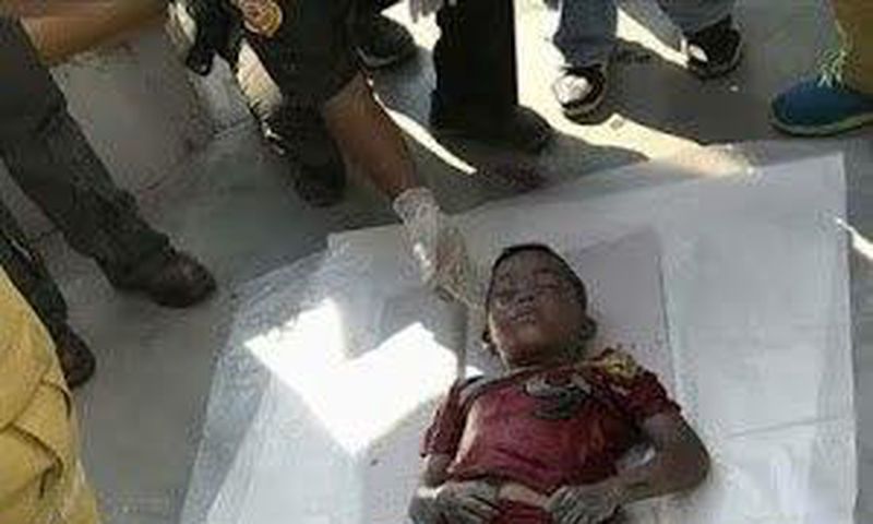 Efforts to resuscitate the young boy proved abortive