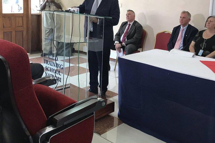 DCI George Kinoti at the opening of the Child Protection Unit