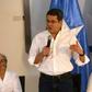 Honduran President Juan Orlando Hernandez (C) said he plans to protect the approximately 1 million Hondurans living in the US, many of them illegally, following the election of Donald Trump as US president on an anti-immigrant platform