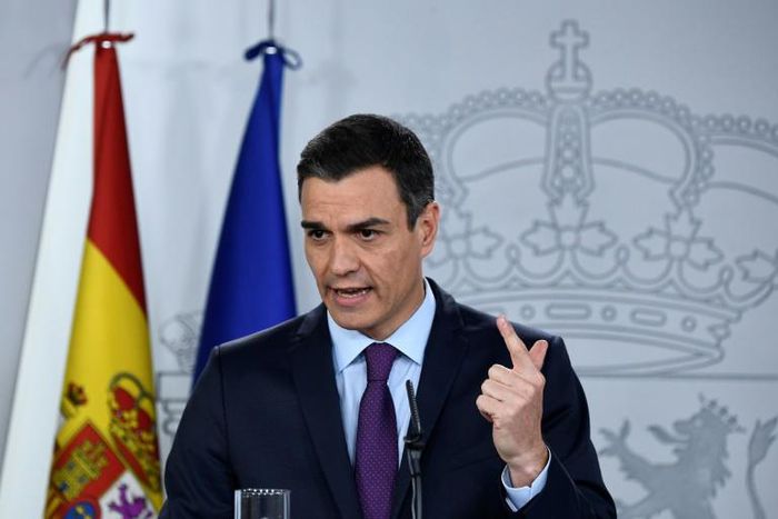 Spain's draft budget contains a rise in investment in Catalonia, whose regional government wants independence but whose lawmakers in the national parliament are crucial for Prime Minister Pedro Sanchez's (pictured December 2018) minority government