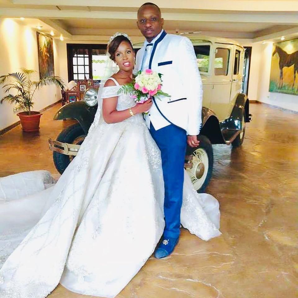 Bamboo and Erica during their wedding day (Instagram)