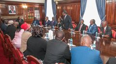 Building Bridges taskforce with President Uhuru Kenyatta and former Prime Minister Raila Odinga
