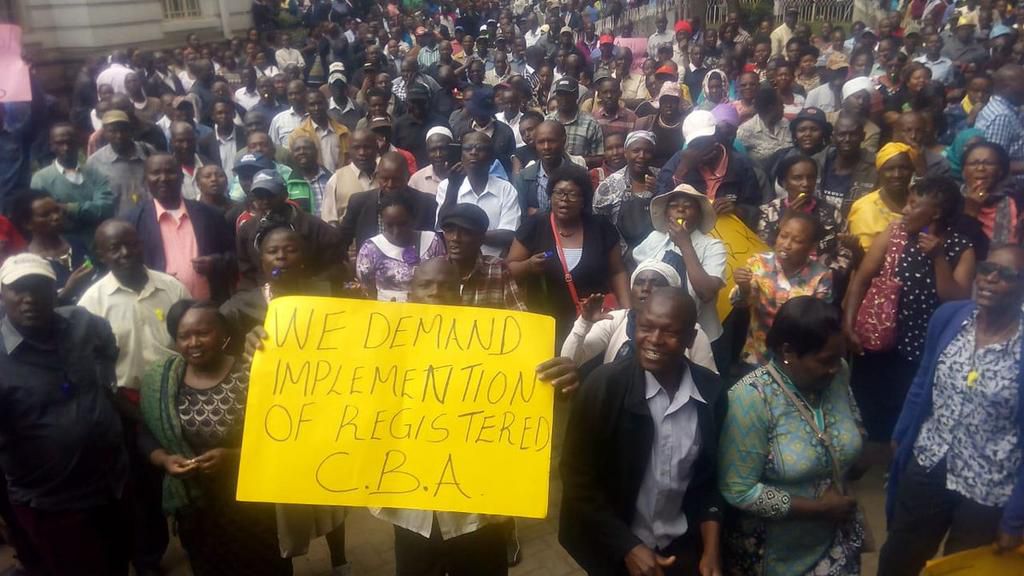 Nairobi County workers strike