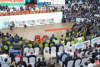 Delegates at the Bomas of Kenya as Raila delivered his address (Twitter)