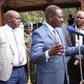 DP William Ruto mingles with mourners at the Kabimoi home of the deceased Jonathan Moi (Twitter)
