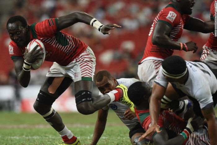 Kenya 7s in action