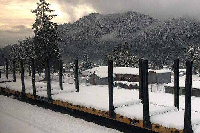 Crews free passenger train stuck in snow for 36 hours