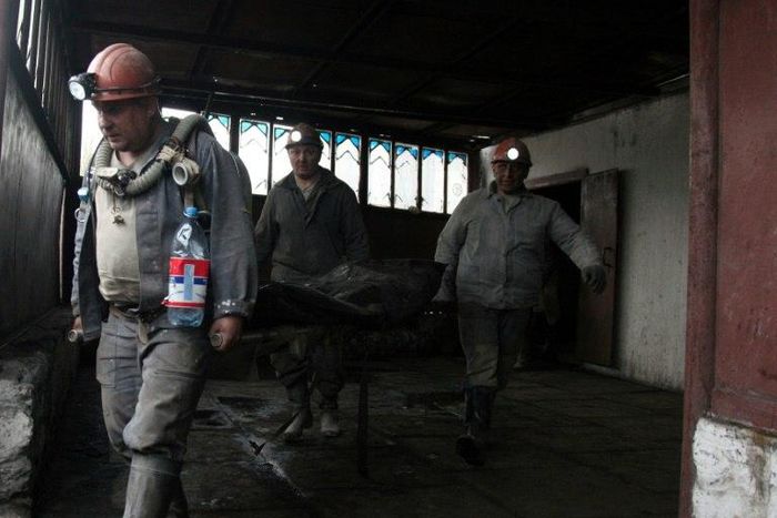 Ukraine suffers frequent mine accidents such as this 2014 incident at Skochynskyy which claimed the lives of seven miners