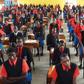 Students waiting to sit for an examination at Starehe Boys High School